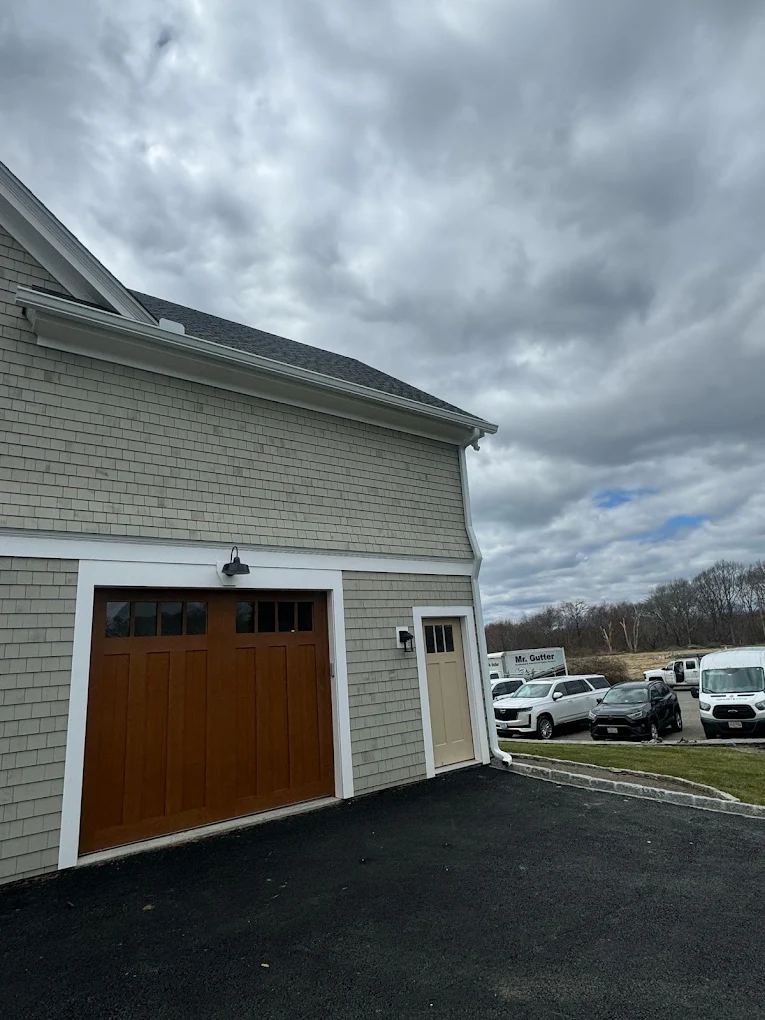 Seamless gutters and downspouts installed by Mr. Gutter