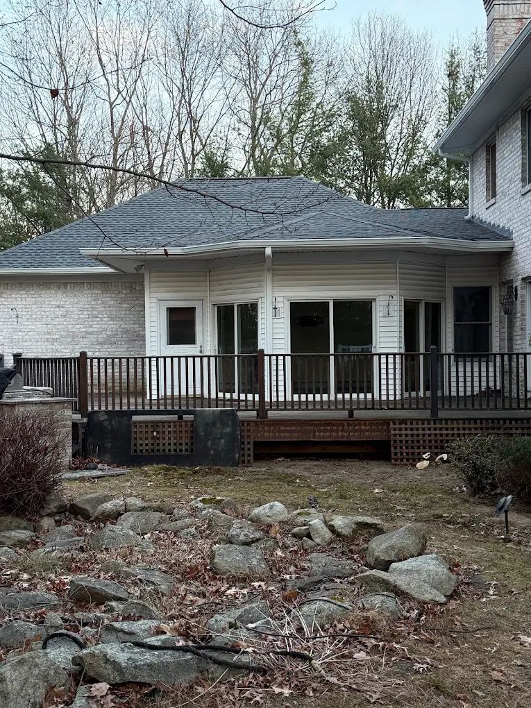 Seamless gutters and downspouts installed by Mr. Gutter