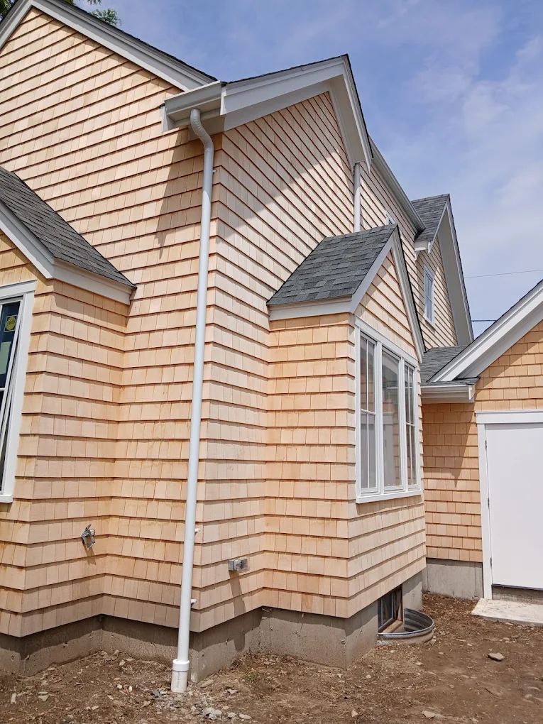 Seamless gutters and downspouts installed by Mr. Gutter