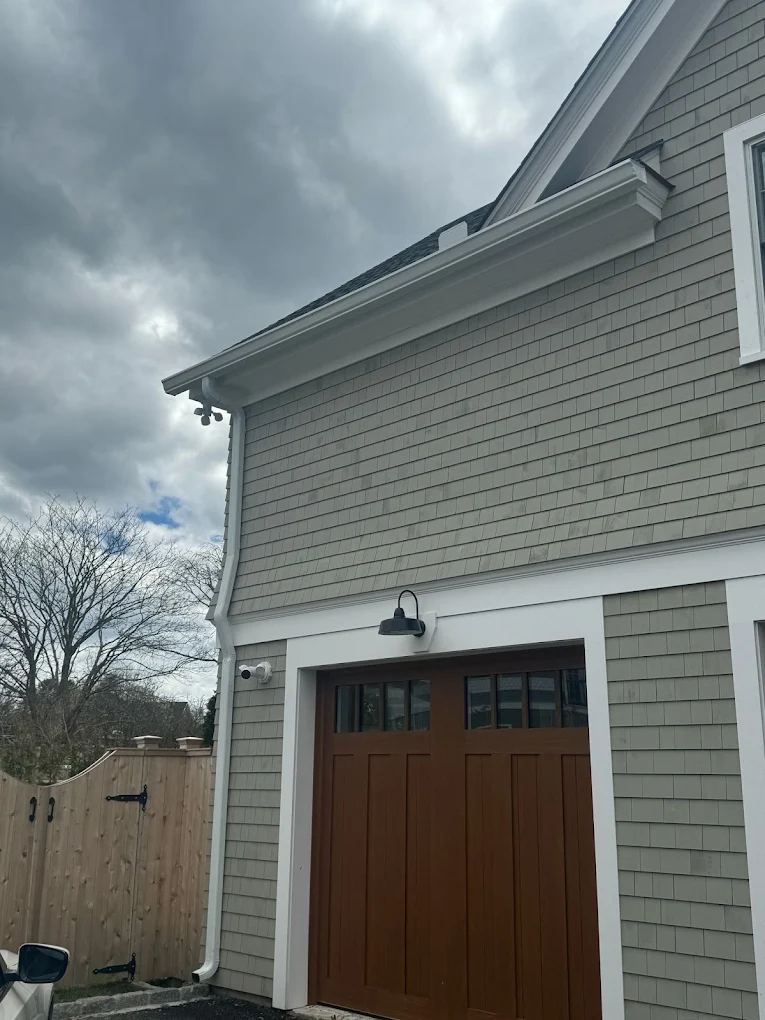 Seamless gutters and downspouts installed by Mr. Gutter