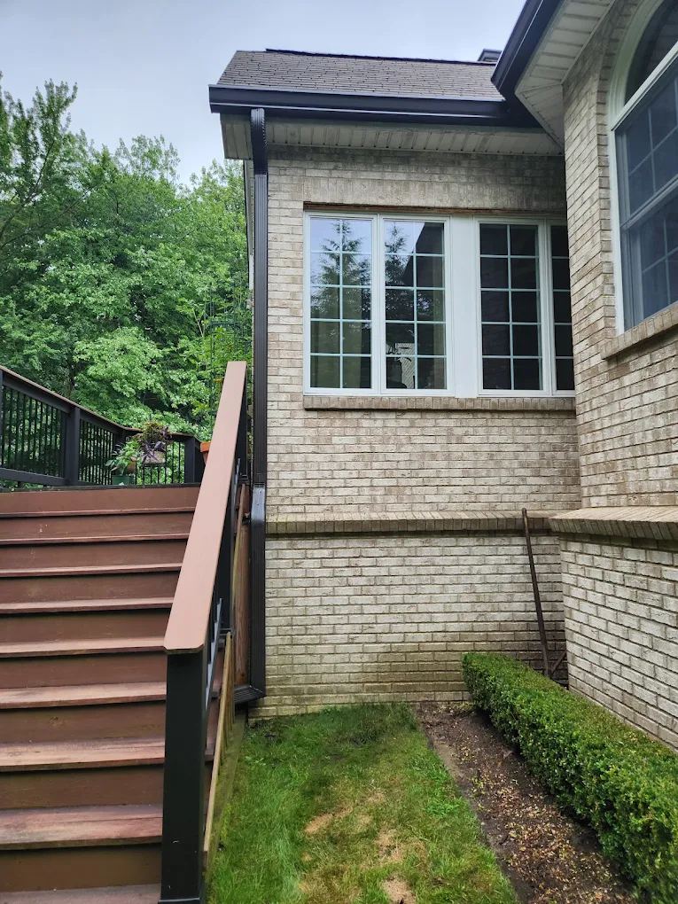 Seamless gutters and downspouts installed by Mr. Gutter