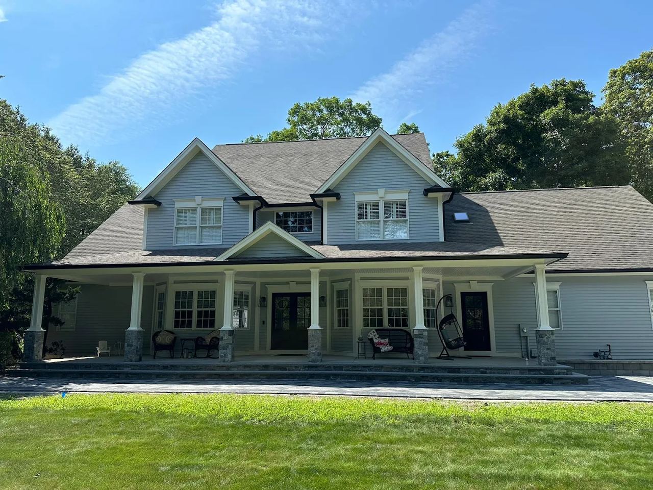 Seamless gutters and downspouts installed by Mr. Gutter