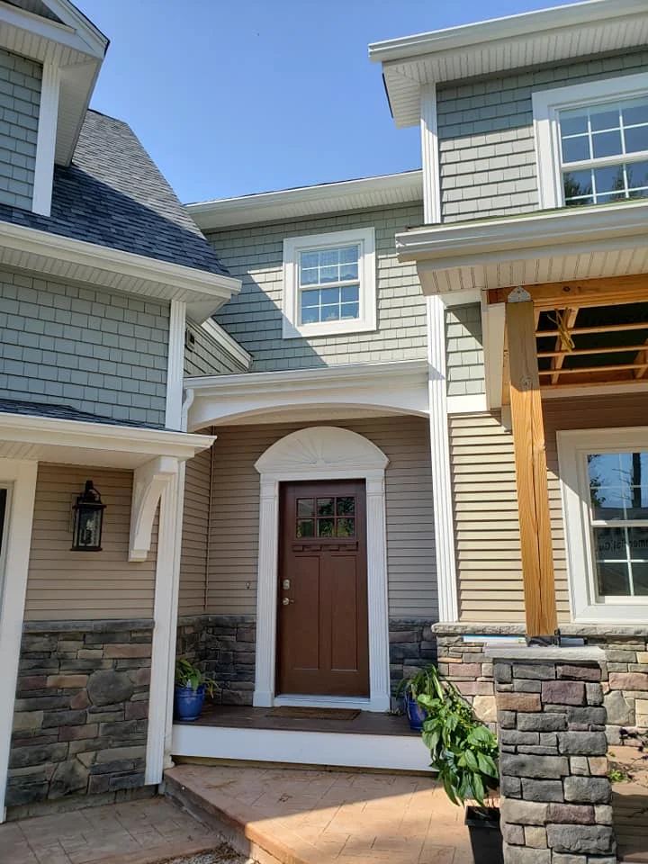 Seamless gutters and downspouts installed by Mr. Gutter